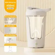 450ML Electric Protein Mixer Shaker Bottle Vortex Cup Blender Drink Portable