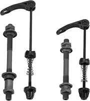 [Pastlla] 1 Pair Quick Release Bike Axle Skewer Wheel Hub, Front & Rear Bicycle Axle Hollow Shaft Specialized Replacement Parts for Road Bike, Mountain Bike, BMX, MTB
