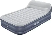 Bestway Tritech Airbed Queen SleekFlow Headboard Built-in AC Pump, 226 x 152 x 84 cm