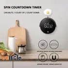 Digital Smart Timer rotation Countdown Timer Alarm Clock Magnetic Kitchen