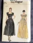 UNCUT* Vogue 8679 Pattern - Evening Dresses + Sash - Sz: 6-8-10