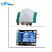 HC-SR501 Pir Infrared IR Sensor Body Motion Module 1 Channel Relay Module 5V