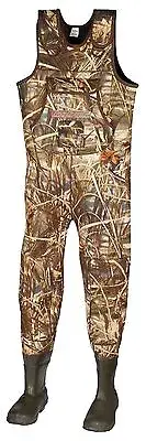 KOBUK Pro Guide Realtree Max-4 Camo Neoprene Hunting Wader Lug Size 13 Reg 1000G
