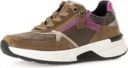 [Gabor] Women's Low-Top Trainers, Women's Low Shoes, Cognac Berry Combi 63, 9 US