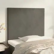 vidaXL Headboards 2 pcs Dark Grey 80 cm Velvet