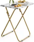 Folding TV Tray Table -Stable Tray Table with No Assembly Required, TV Dinner Tr