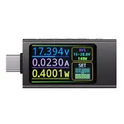 KWS-X1 Type-C Tester Voltage Current Detection Meter IPS Digital Display Voltmeter Ammeter Fast Charging Trigger Capacit