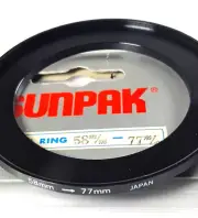 58-77mm Metal Step Up Adapter Ring 58mm Lens to 77mm Filter Converter E58-E77