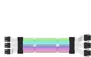 RGB, Supply Cables, Addressable RGB, Extension Cable Pc, Internal Components for Motherboard Connector, High Customizable Led Light Enhancement, 1x24p ATX, 14.37in