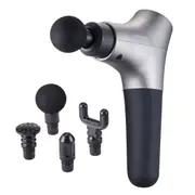 Massage Gun Deep Tissue, Percussion Muscle Massager for Athletes - with 6 Speed Levels & 4 Massage Heads, 12V 2500mAh Batteries, Handheld Electric Massage Gun for Pain Relief, Muscle