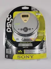Sony Psyc D-NF400 CD Walkman Gray Atrac3 Plus MP3 TV/Weather/FM/AM Sonic Stage