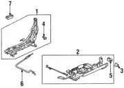 Genuine Honda Recline Knob 81231-SM4-J03ZN (for: Honda)