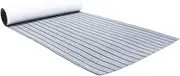 EVA Boat Flooring Mat Foam Boat Decking, Faux Teak Marine Mat Boat Carpet Sea Deck Marine Flooring for Motorboat RV Yacht Kayak Surfboard 240cmx90cm (Grey)