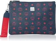 [MCM] Mc MXZ9AVI44 Women's Clutch Bag, Blue, blue, Free Size