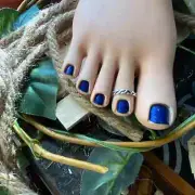 Sterling Silver Interwoven Toe Ring