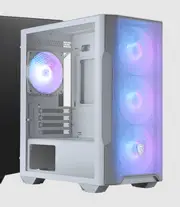 MSI MAG FORGE M100R WHITE Micro ATX Case, 1x USB 3.2, 2x USB 2.0, 1x Audio, 1x Mic, 4x PCI-E, 2x 2.5', 2x 3.5', Micro ATX / Mini ITX MAG FORGE M100R WHITE