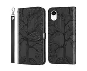 For iPhone XR Cover with Kickstand - Black