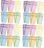 DOITOOL 4sets Budget Sheets with Portable Expense Tracker for Financial Planning Candy Print Budget Binder Inserts for Easy Organization and Tracking 50sheets*4