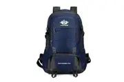 WASSUP Hiking Backpack 60L Waterproof Outdoor Day Pack Lightweight Camping Travel Backpack-Dark Blue