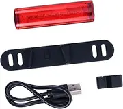 GANAZONO 1 Set USB Rechargeable Mountain Bike Taillight Warning Light for Riding Safety Portable Compact Rear Light for Outdoor Cycling