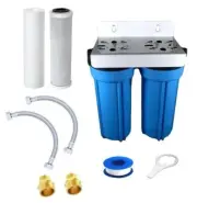 High Flow Inline Twin UnderSink Water Filter System For Mixer Tap