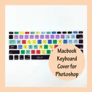 Photoshop Shortcut Keyboard Soft Cover for Apple Mac MacBook Air Pro 13.3" 15.4"