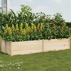Livsip Garden Bed Raised Wooden Planter Box Container Set of 4 120x45x45cm