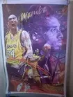 Kobe Bryant Black Mamba Canvas Poster 16x24” UNFRAMED