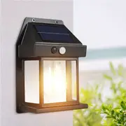 Solar Lights Outdoor, Motion Sensor Outdoor Lights, 3 Mode Sensor Solar Wall Lights