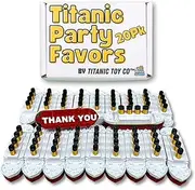 Titanic Party Favors 20 Pack By TitanicToyCo, Titanic Party Decoration, Titanic Birthday Party, Toy Titanic or Kids, Titanic Toys, Titanic Cake Topper, Titanic Figurine, Titanic Boat