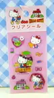 【震撼精品百貨】Hello Kitty 凱蒂貓 KITTY貼紙-腳踏車粉 震撼日式精品百貨