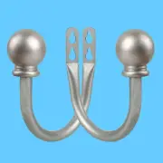 Curtain Holdbacks, Curtain Hooks for Drapes with Screws Wall Mounted, Decorative