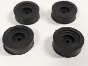 RUBBER FEET THERMOPLASTIC ELASTOMER BLACK (4 PACK)