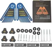 Featherboards,Multi-Purpose Tools Set Double Featherboards for Router Tables,Saws Miter Gauge Slot Woodworking DIY Woodworking Tools