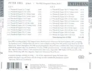 BACH: THE WELL-TEMPERED CLAVIER, BOOK 1 NEW CD