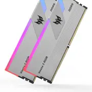 PREDATOR VESTAII 32GB 16GBx2 Silver RGB DDR5 Memory 6800Mhz1R*8 CL32