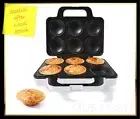 Pie Maker 6-Piece Non Stick Plate Easy Cooking Pastry Bakes Effortless Kitchen