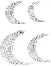 IWOWHERO Sewing Needle Set 200pcs Big Eye Curved Needles Ideal for Weaving Embroidery Craft