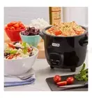 Dash Mini 2-Cup Rice Cooker with Keep Warm Function. Black.