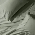 Solid 650-Thread-Count, Cotton-Blend Queen 4PC Bed Sheets Set, Sage