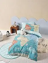 Linen House Kids Atlas Quilt Cover Set, Double