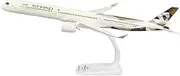 Replica Pre-Build Aircraf Diecast Metal 1:200 Scale for Etihad A350 Replica with Base Aircraft Model Toy for Collection Collection Gift Display