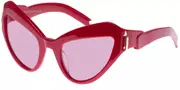Karen Walker Bow Wow KAS2349737 Women’s Sunglasses Red Size 56