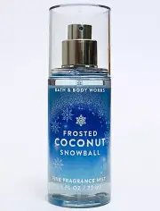1 Bath Body Works FROSTED COCONUT SNOWBALL Size Mini Fragrance Mist Spray 2.5 oz