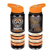 Wests Tigers Tritan Bottle W Bands