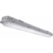 Lithonia Lighting Strip Fixture 64-W Equivalent Integrated LED Dimmable Gray
