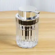 Foaming Soap Dispenser, Foam Hand Soap Dispenser with Silver Pump, Refillable...