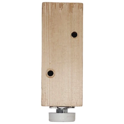 Hafele 637.12.283 Plinth Adjusting Fitting, M8 Thread, 100mm Wood Mounting Block