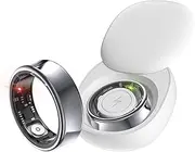 Smart Ring Pedometer Fitness Tracker Fitness Ring Tracker Android iOS Smart Rings for Men Women Sleep Tracker Heart Rate Monitor Activity Tracker Sport Smart Ring Fitness Ring Black Grey Gold Silver