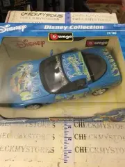 new Bburago Donald Duck Corvette 1/18 Scale Burago Disney Collection Made Italy